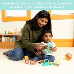 DISNEY BABY -WINNIE- Coffret cadeau de naissance bébé, 5 jouets dont
