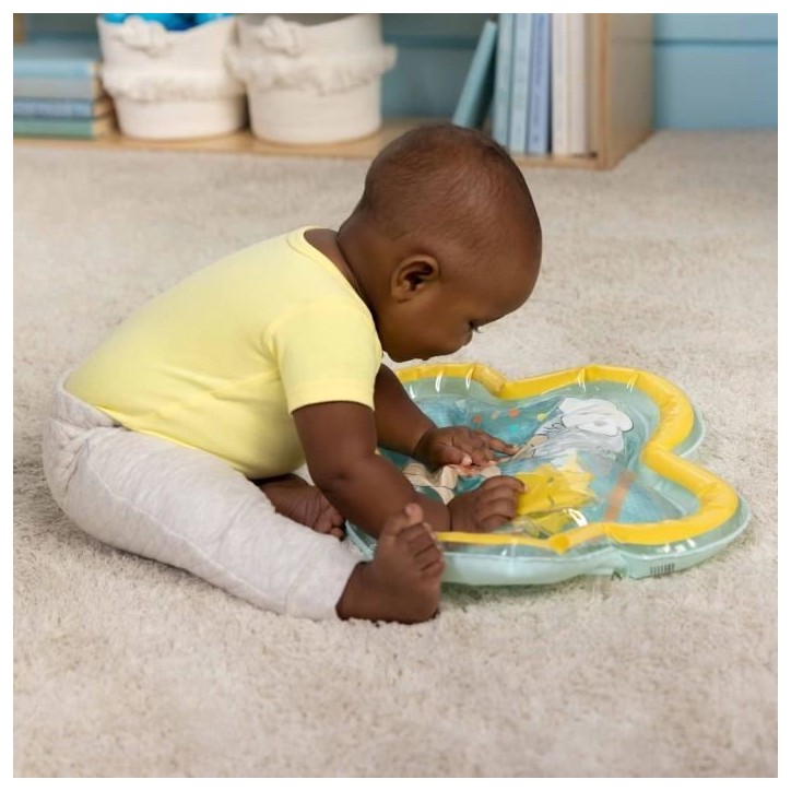 DISNEY BABY -WINNIE- Tapis d'eau pour bébé, jeu sensoriel et d'éveil?, gonflable, facile a nettoyer, pliable, des la naissanc DISNEY BABY -WINNIE- Tapis d'eau pour bébé, jeu sensoriel et d'éveil?, gonflable, facile a nettoyer, pliable, des la naissanc