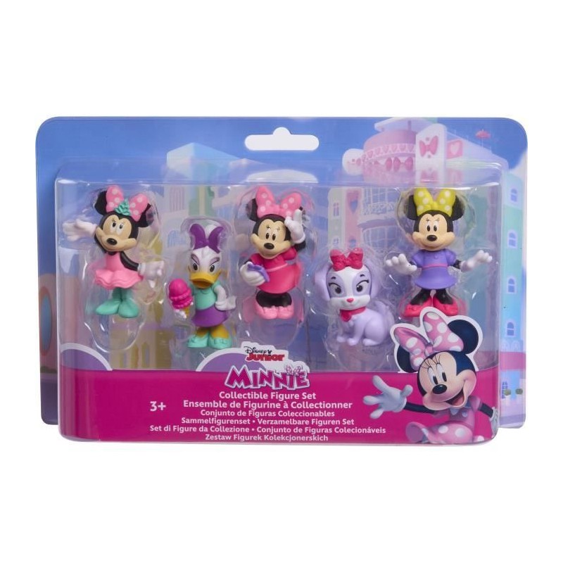 Figurines - DISNEY MINNIE MOUSE - Pack de 5 Figurines Minnie Mouse - N Figurines - DISNEY MINNIE MOUSE - Pack de 5 Figurines Minnie Mouse - N