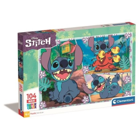 Puzzle Stitch 104 pieces Maxi, Pour enfants a partir de 3 ans, Theme d