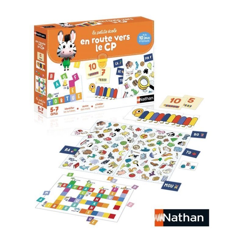 Coffret éducatif - NATHAN - La petite école - En route vers le CP !
