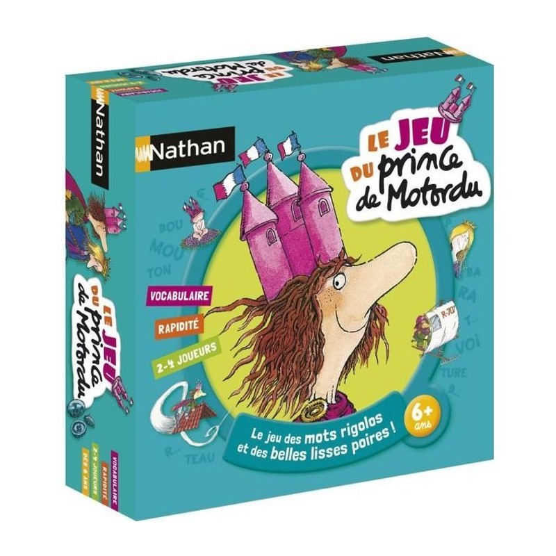 NATHAN - Le Jeu du Prince de Motordu - Jeu de Société NATHAN - Le Jeu du Prince de Motordu - Jeu de Société