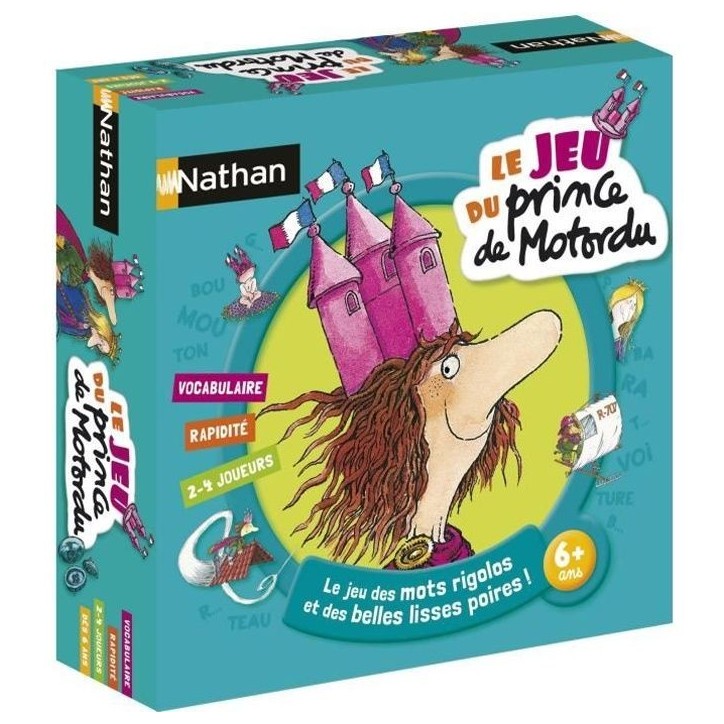 NATHAN - Le Jeu du Prince de Motordu - Jeu de Société NATHAN - Le Jeu du Prince de Motordu - Jeu de Société