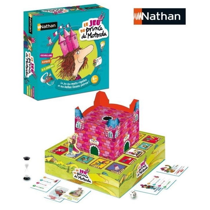 NATHAN - Le Jeu du Prince de Motordu - Jeu de Société NATHAN - Le Jeu du Prince de Motordu - Jeu de Société