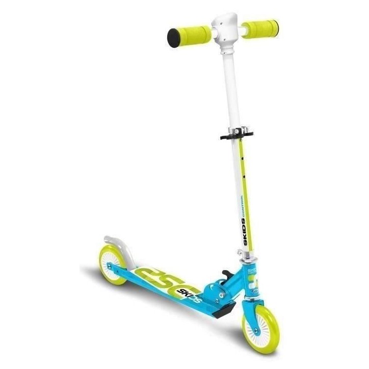 Trottinette pliable avec compteur de vitesse - bleu - Skids Control Trottinette pliable avec compteur de vitesse - bleu - Skids Control