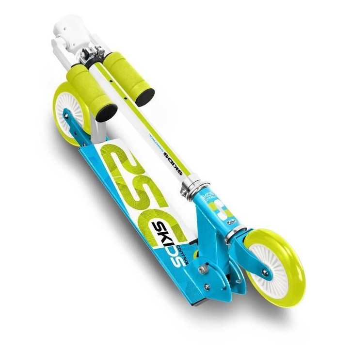 Trottinette pliable avec compteur de vitesse - bleu - Skids Control Trottinette pliable avec compteur de vitesse - bleu - Skids Control
