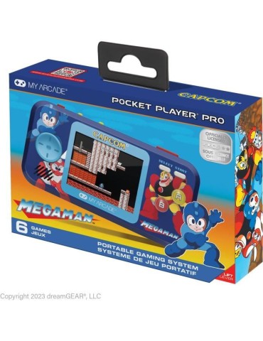 Console de jeu Pocket Player PRO - Megaman - Jeu rétrogaming - Ecran 7cm Haute Résolution - 6 jeux inclus