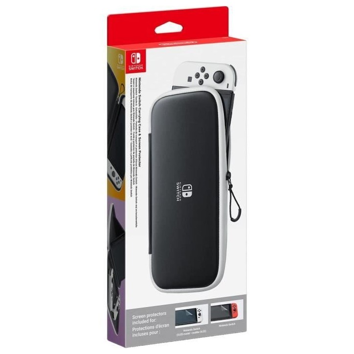 Pochette de transport et Protection d'écran pour Nintendo Switch et Nintendo Switch OLED