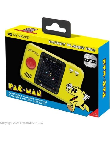 Console rétro - Atari - Pocket Player PRO Pac-Man - Ecran 7cm Haute Résolution - Jeu d'arcade