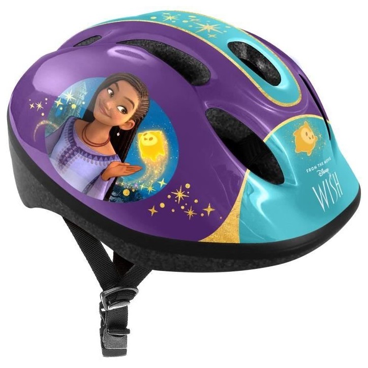 Casque de sport - DISNEY - WISH - Taille S - Tour de tete réglable 53/56cm - Aérations et mousses internes pour plus de confor Casque de sport - DISNEY - WISH - Taille S - Tour de tete réglable 53/56cm - Aérations et mousses internes pour plus de confor