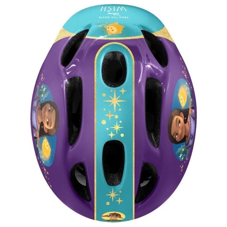 Casque de sport - DISNEY - WISH - Taille S - Tour de tete réglable 53/56cm - Aérations et mousses internes pour plus de confor Casque de sport - DISNEY - WISH - Taille S - Tour de tete réglable 53/56cm - Aérations et mousses internes pour plus de confor