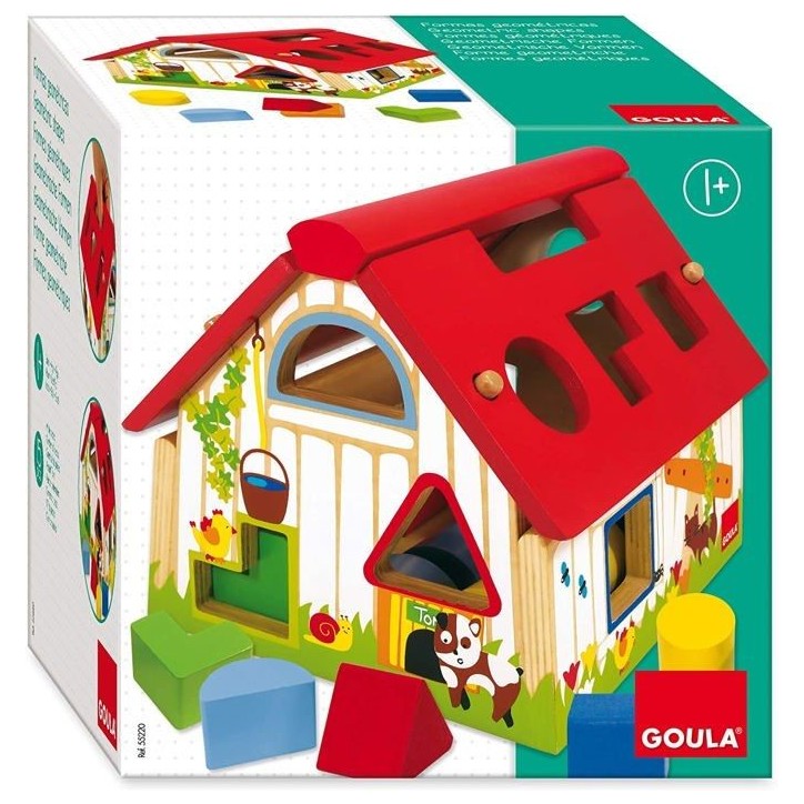 Jouet éducatif - GOULA - Formes géométriques - Boîte a formes pour apprendre a reconnaître les formes Jouet éducatif - GOULA - Formes géométriques - Boîte a formes pour apprendre a reconnaître les formes