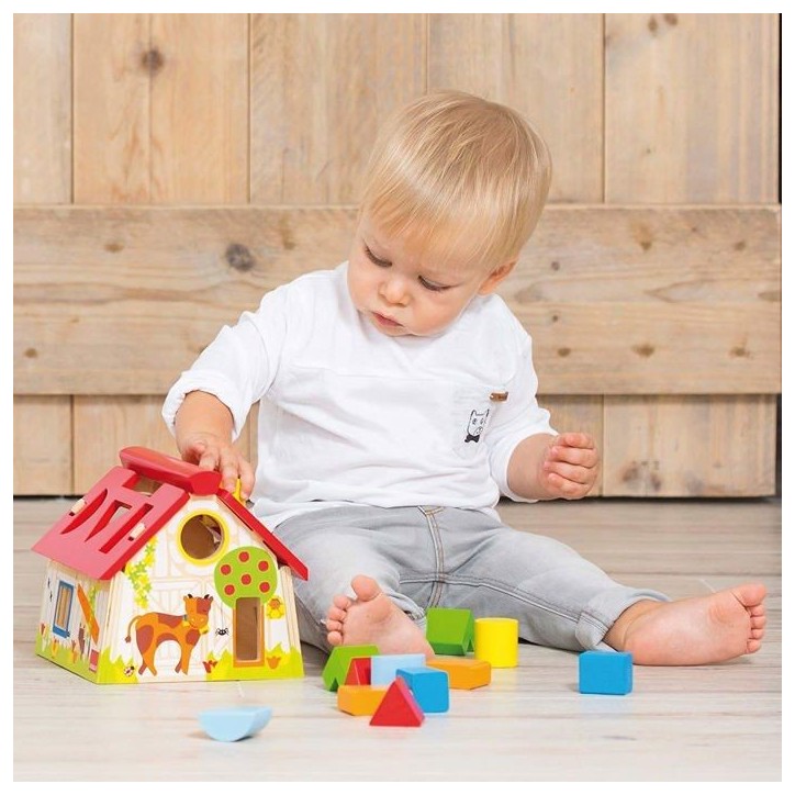 Jouet éducatif - GOULA - Formes géométriques - Boîte a formes pour apprendre a reconnaître les formes Jouet éducatif - GOULA - Formes géométriques - Boîte a formes pour apprendre a reconnaître les formes