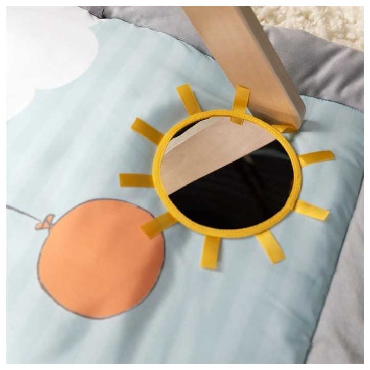 DISNEY BABY -WINNIE- Tapis de sol éveil bébé évolutif, arche en bois pliable avec jouets sensoriels, miroir DISNEY BABY -WINNIE- Tapis de sol éveil bébé évolutif, arche en bois pliable avec jouets sensoriels, miroir