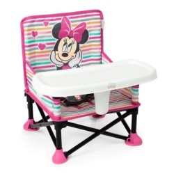 DISNEY BABY -MINNIE- Rehausseur de chaise pliable, nomade, de voyage,