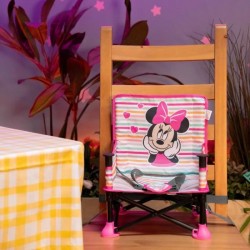 DISNEY BABY -MINNIE- Rehausseur de chaise pliable, nomade, de voyage,