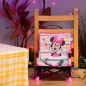 DISNEY BABY -MINNIE- Rehausseur de chaise pliable, nomade, de voyage, Léger et facile a nettoyer, Sac de transport inclus