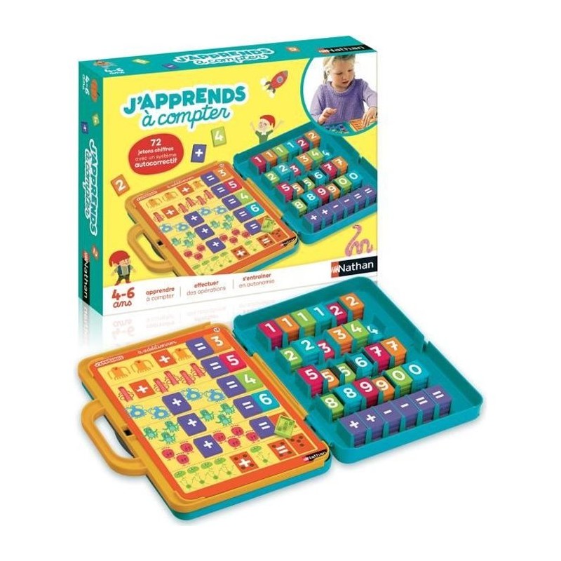 Jeu d'apprentissage - NATHAN - J'apprends a Compter