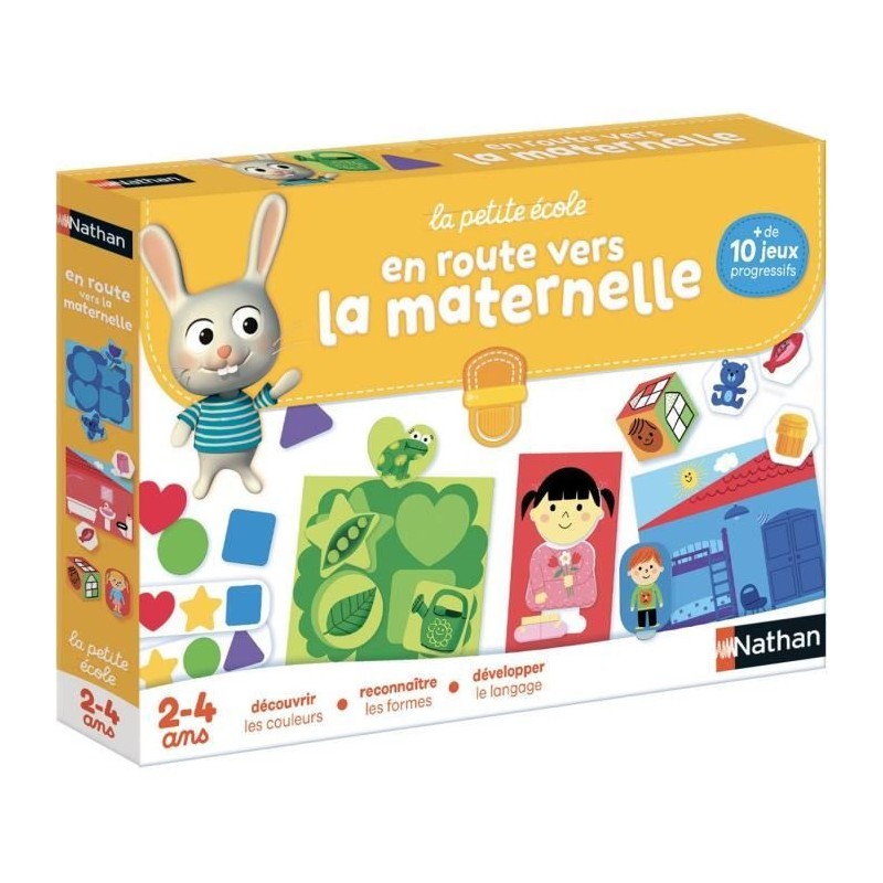 Jeu d'apprentissage - NATHAN - La Petite Ecole - En route vers la Mate Jeu d'apprentissage - NATHAN - La Petite Ecole - En route vers la Mate