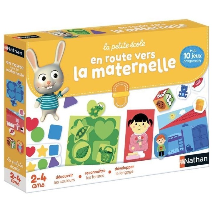 Jeu d'apprentissage - NATHAN - La Petite Ecole - En route vers la Maternelle Jeu d'apprentissage - NATHAN - La Petite Ecole - En route vers la Maternelle
