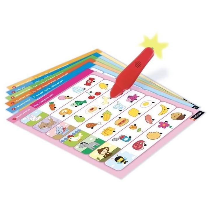 Jeu éducatif électronique - NATHAN - Electro Animaux - Découverte des animaux - Pour enfants de 3 ans et plus Jeu éducatif électronique - NATHAN - Electro Animaux - Découverte des animaux - Pour enfants de 3 ans et plus