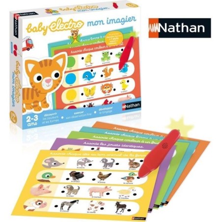 Jeu éducatif électronique - NATHAN - Nathan Baby Electro - Blanc - M