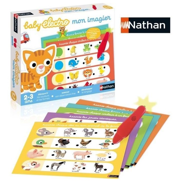 Jeu éducatif électronique - NATHAN - Nathan Baby Electro - Blanc - Multicolore - Enfant Jeu éducatif électronique - NATHAN - Nathan Baby Electro - Blanc - Multicolore - Enfant