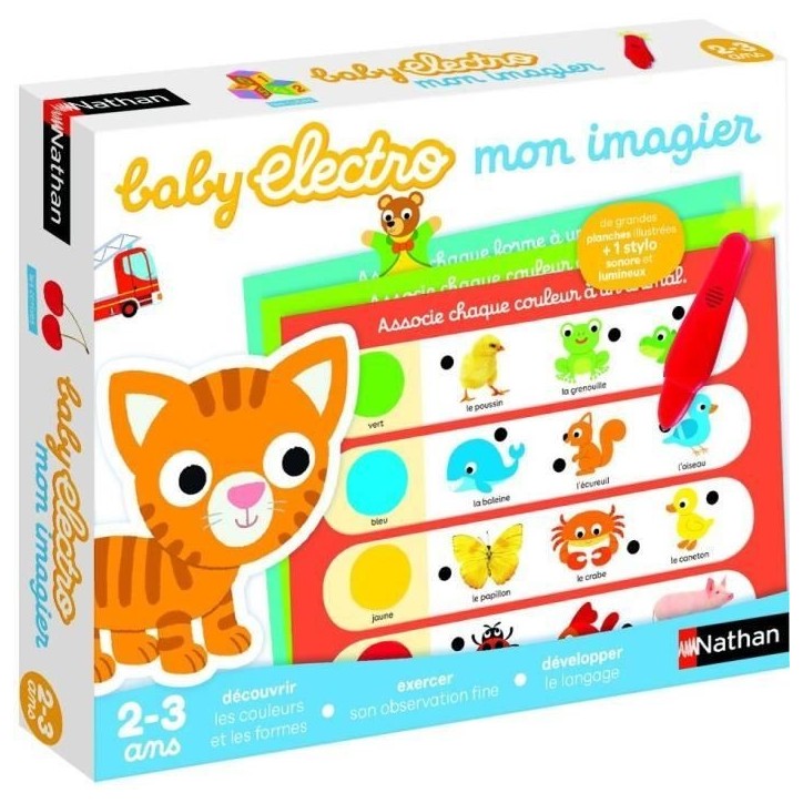 Jeu éducatif électronique - NATHAN - Nathan Baby Electro - Blanc - Multicolore - Enfant Jeu éducatif électronique - NATHAN - Nathan Baby Electro - Blanc - Multicolore - Enfant