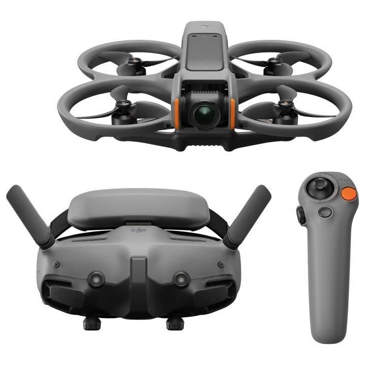 Drone - DJI - Avata 2 - Caméra 4K - Autonomie 25 min - RC Motion 3 et Goggles 3 Drone - DJI - Avata 2 - Caméra 4K - Autonomie 25 min - RC Motion 3 et Goggles 3