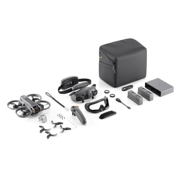 Pack Drone - DJI - Avata 2 + Stabilisateur RC Motion 3 + Casque Googles 3 + 3 batteries Pack Drone - DJI - Avata 2 + Stabilisateur RC Motion 3 + Casque Googles 3 + 3 batteries