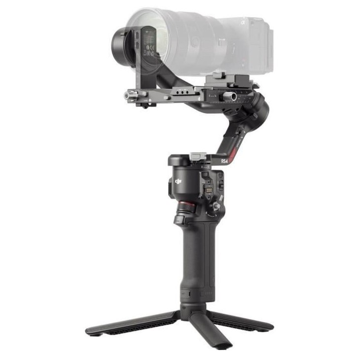 Stabilisateur - DJI - RS 4 pour Appareil photo sans miroir et Objectifs Gris Stabilisateur - DJI - RS 4 pour Appareil photo sans miroir et Objectifs Gris