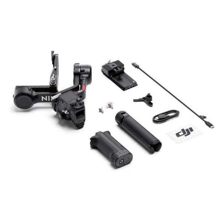 Stabilisateur - DJI - RS 4 pour Appareil photo sans miroir et Objectifs Gris Stabilisateur - DJI - RS 4 pour Appareil photo sans miroir et Objectifs Gris