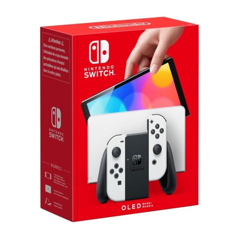Console Nintendo Switch - Modele OLED • Blanc Console Nintendo Switch - Modele OLED • Blanc