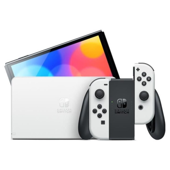 Console Nintendo Switch - Modele OLED • Blanc Console Nintendo Switch - Modele OLED • Blanc