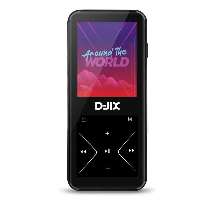 Baladeur MP4 - LOGICOM - M500 - 8GB - Bluetooth 4.0 - Noir