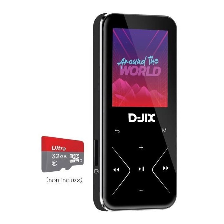 Baladeur MP4 - LOGICOM - M500 - 8GB - Bluetooth 4.0 - Noir