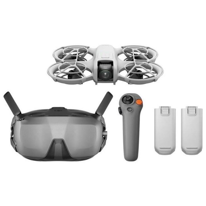 Drone - DJI - Neo Motion Fly More Combo - Vol immersif FPV - RC Motion 3 - DJI Goggles N3 - 3 batteries - Hub de charge Drone - DJI - Neo Motion Fly More Combo - Vol immersif FPV - RC Motion 3 - DJI Goggles N3 - 3 batteries - Hub de charge