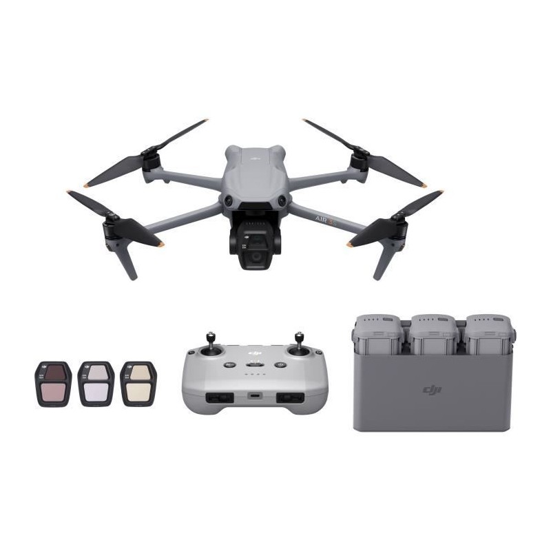 Drone - DJI - Air 3S Fly More Combo (- DJI - RC-N3) - Double Caméra C Drone - DJI - Air 3S Fly More Combo (- DJI - RC-N3) - Double Caméra C