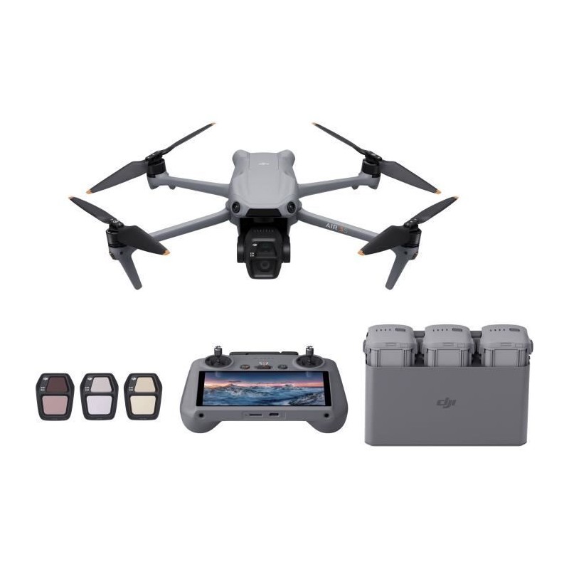 Drone - DJI - Air 3S Fly More Combo (- DJI - RC 2) - Double Caméra CM
