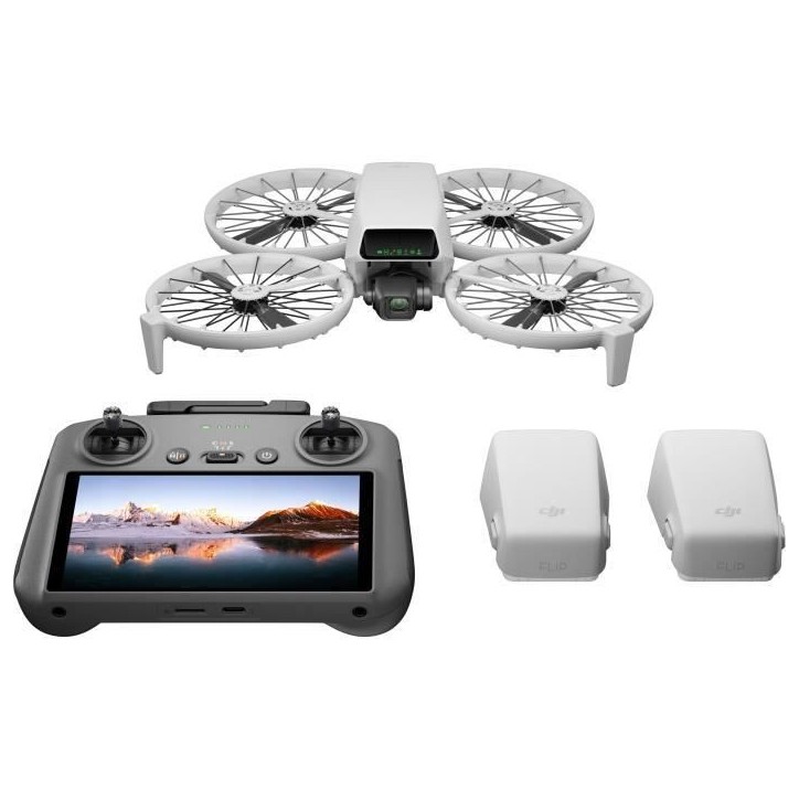 Drone caméra - DJI - Flip Fly More Combo (DJI RC 2) (GL) - Protection d'hélice pliable - CMOS 1/1,3 - 4K/60 ips HDR - 31 min v Drone caméra - DJI - Flip Fly More Combo (DJI RC 2) (GL) - Protection d'hélice pliable - CMOS 1/1,3 - 4K/60 ips HDR - 31 min v