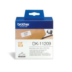 Etiquettes adresses BROTHER P-TOUCH DK-11209 - 29x62mm - 800 étiquett