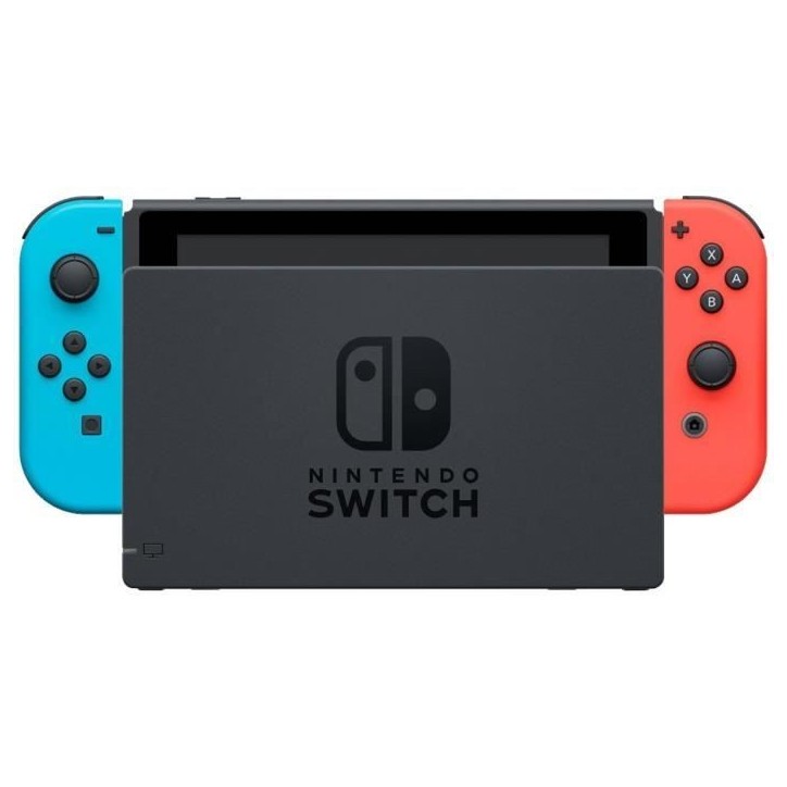 Console Nintendo Switch • Bleu Néon & Rouge Néon Console Nintendo Switch • Bleu Néon & Rouge Néon