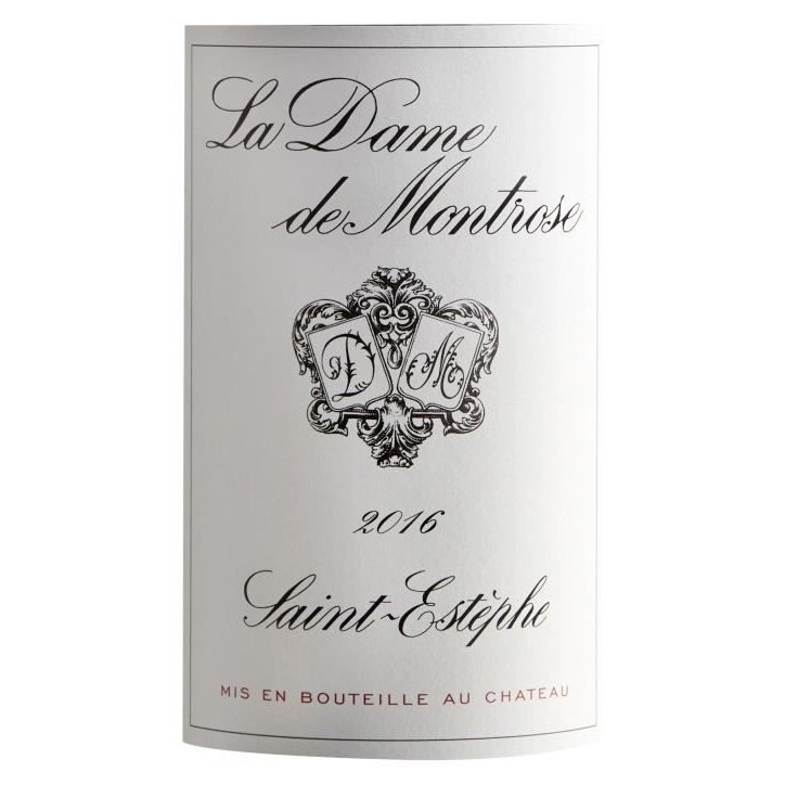 La Dame de Montrose 2016 Saint-Estephe - Vin rouge de Bordeaux