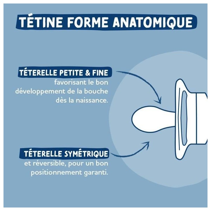 Duo sucettes anatomiques - DODIE - 0/2 mois - Crabe