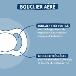 Duo sucettes anatomiques - DODIE - 0/2 mois - Tortue