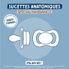 Duo sucettes anatomiques - DODIE - 0/2 mois - Pieuvre