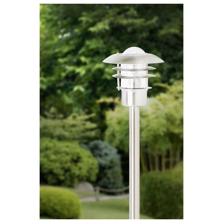 Potelet extérieur TERRENCE H90cm - BRILLIANT - Acier - 1 ampoule E27 requise Potelet extérieur TERRENCE H90cm - BRILLIANT - Acier - 1 ampoule E27 requise