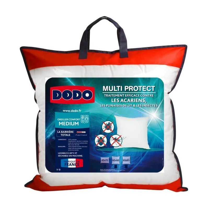 DODO Oreiller MULTIPROTECT - 65 x 65 cm DODO Oreiller MULTIPROTECT - 65 x 65 cm