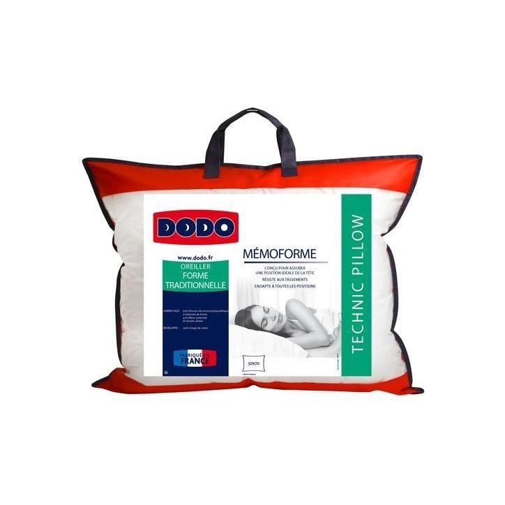 DODO Oreiller a mémoire de forme MEMOFORME - 50 x 70 cm DODO Oreiller a mémoire de forme MEMOFORME - 50 x 70 cm