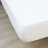 Protege matelas imperméable - 160x200 cm - Coton/Polyester - Anti pun